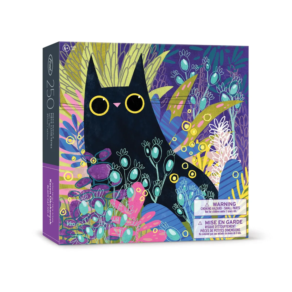 250-Piece Puzzles^Fred 250 PIECE PUZZLE: BLACK CAT NO.2
