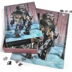 1000-Piece Puzzles^Fred 1000 PIECE PUZZLE: CATSQUATCH