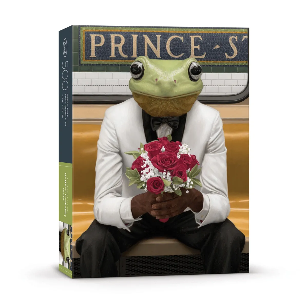 500-Piece Puzzles^Fred 500 PIECE PUZZLE: KISS ME