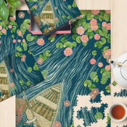 1000-Piece Puzzles^Fred 1000 PIECE PUZZLE: LILYPADS
