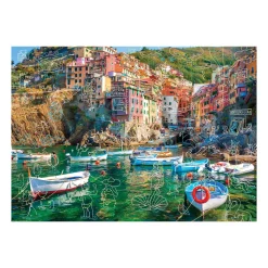 1000-Piece Puzzles|The Doodle Series^Fred 1000 PIECE PUZZLE: SPRING BREAK AT CINQUE TERRE