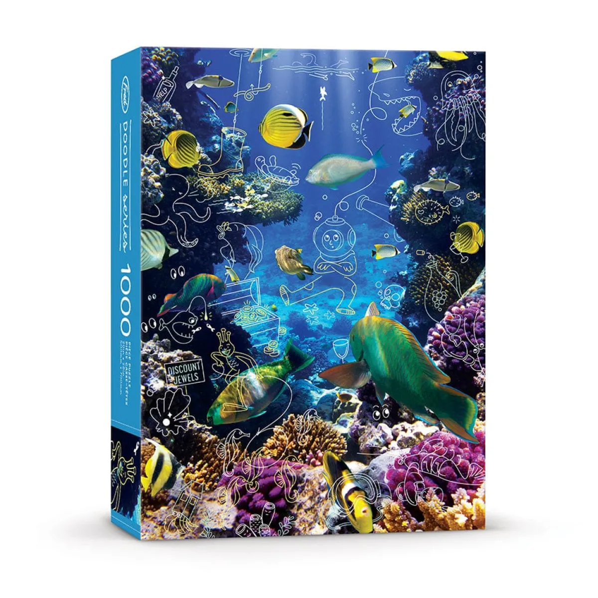 The Doodle Series|1000-Piece Puzzles^Fred 1000 PIECE PUZZLE: SWAP MEET UNDER THE SEA