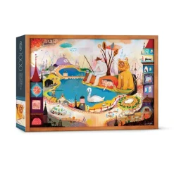 1000-Piece Puzzles^Fred 1000 PIECE PUZZLE: THE LION IS AWAKE