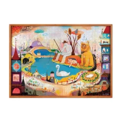1000-Piece Puzzles^Fred 1000 PIECE PUZZLE: THE LION IS AWAKE