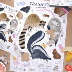 250-Piece Puzzles^Fred 250 PIECE PUZZLE: TRASH CAN CREATURES