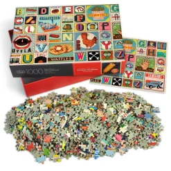 1000-Piece Puzzles^Fred 1000 PIECE PUZZLE: XYZ BLOCKS