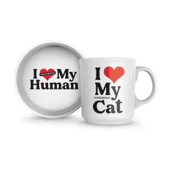 Cats|Shop All Table^Fred CERAMIC MUG + CAT BOWL SET