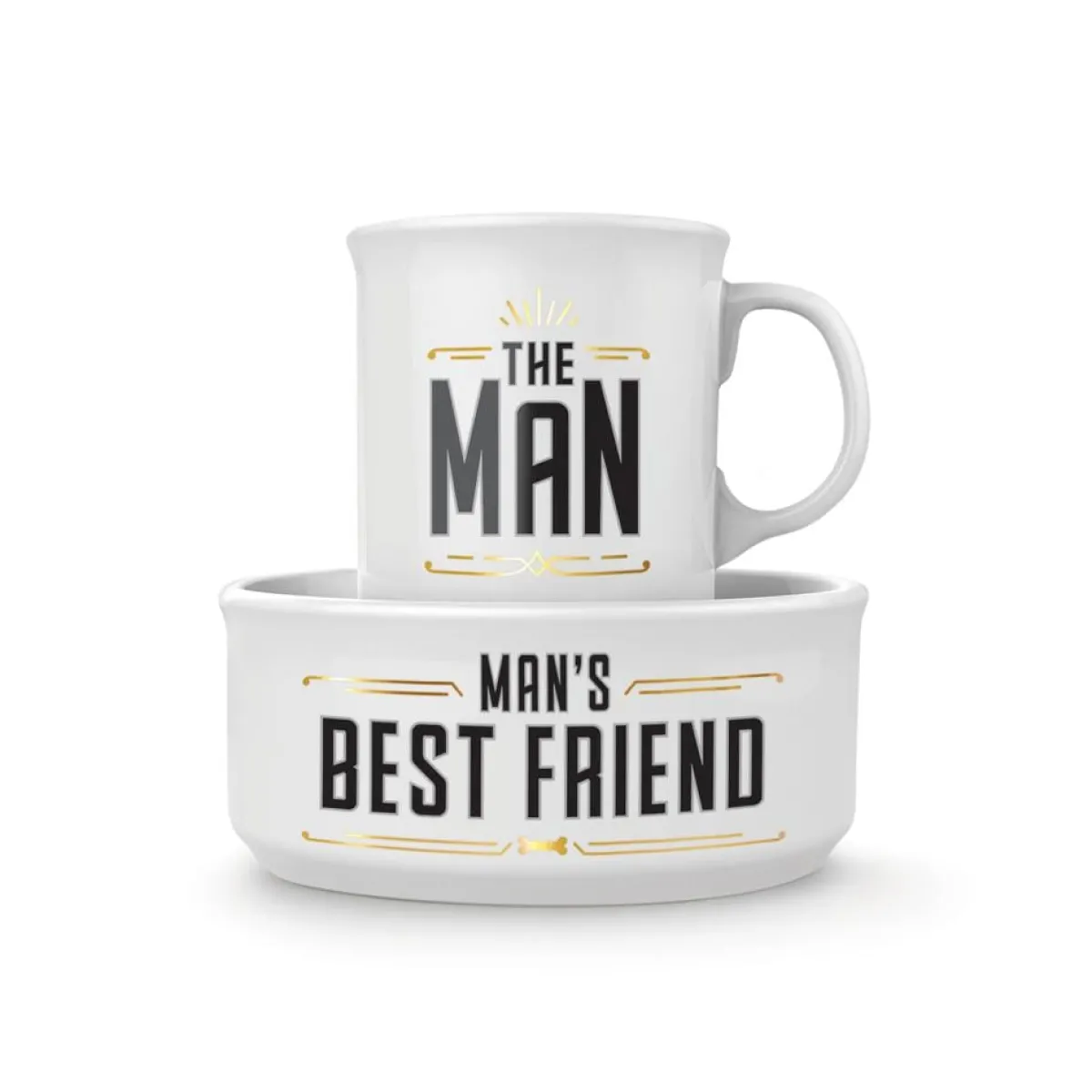 Dogs|Shop All Table^Fred CERAMIC MUG + DOG BOWL SET