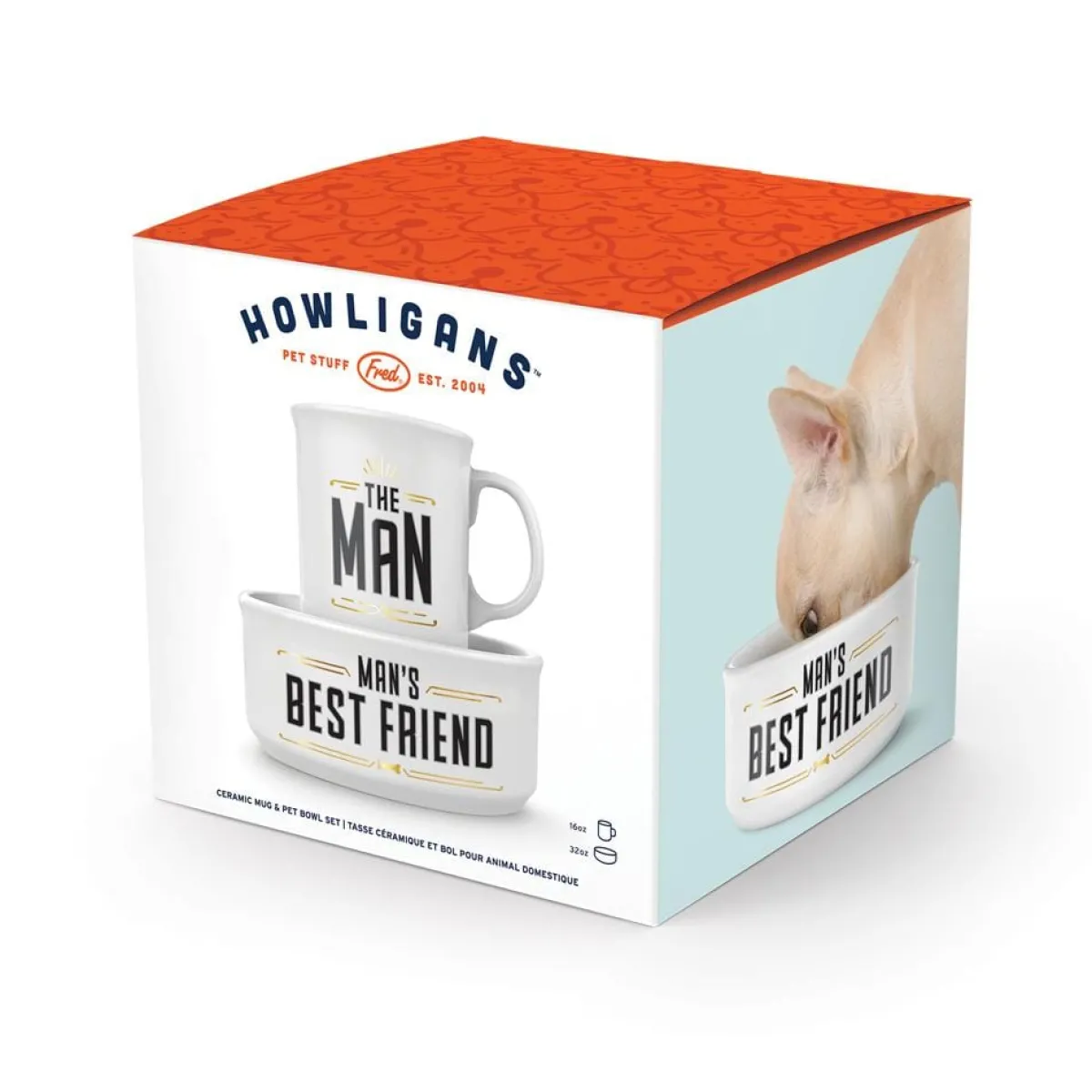 Dogs|Shop All Table^Fred CERAMIC MUG + DOG BOWL SET