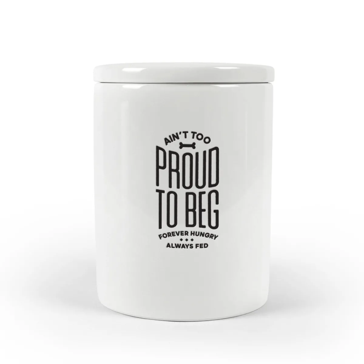 Dogs^Fred CERAMIC TREAT JAR