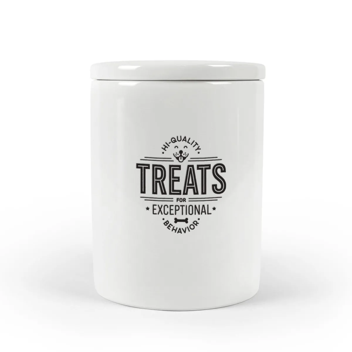 Dogs^Fred CERAMIC TREAT JAR