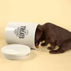 Dogs^Fred CERAMIC TREAT JAR