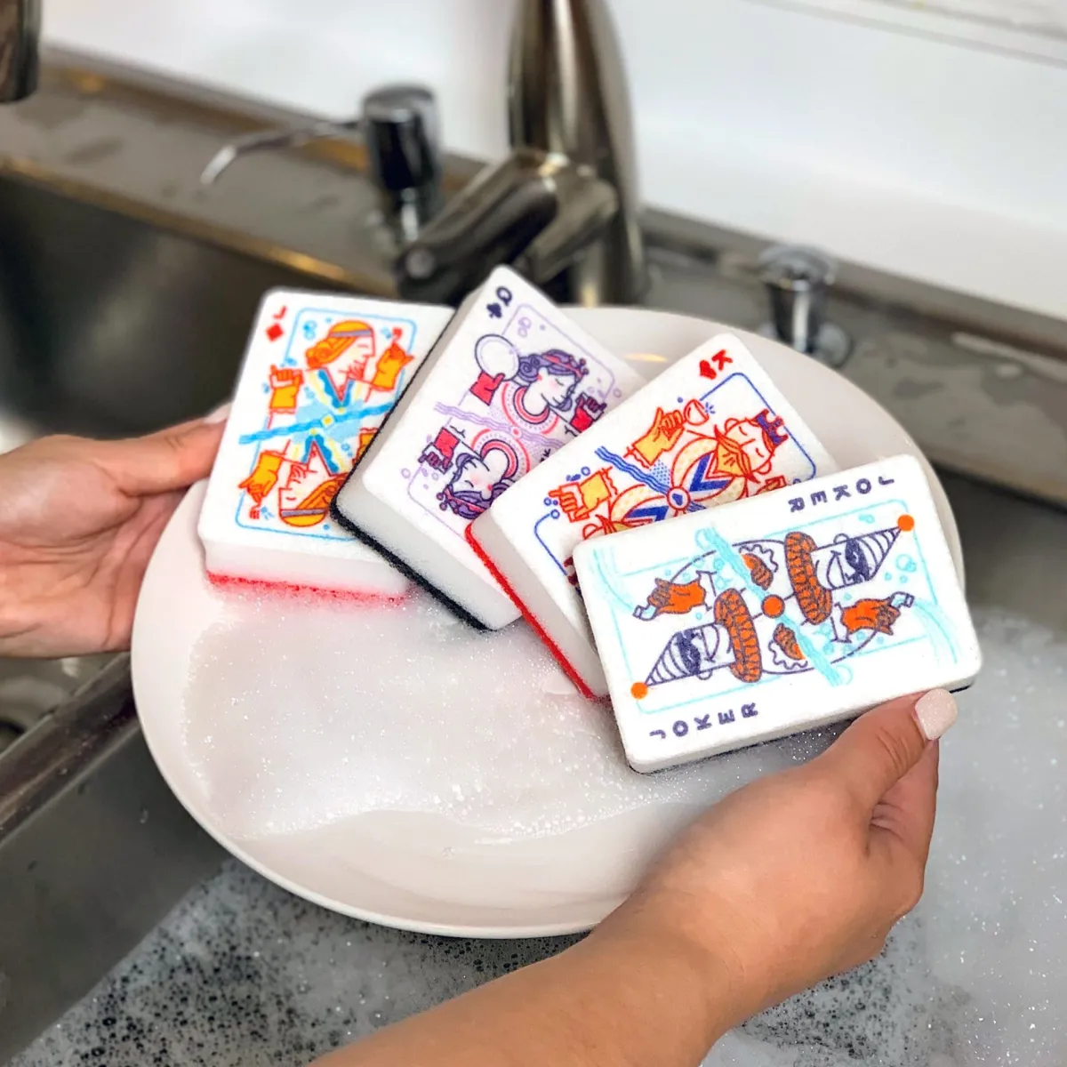 Cleaning|Sponges^Fred CLEAN HOUSE