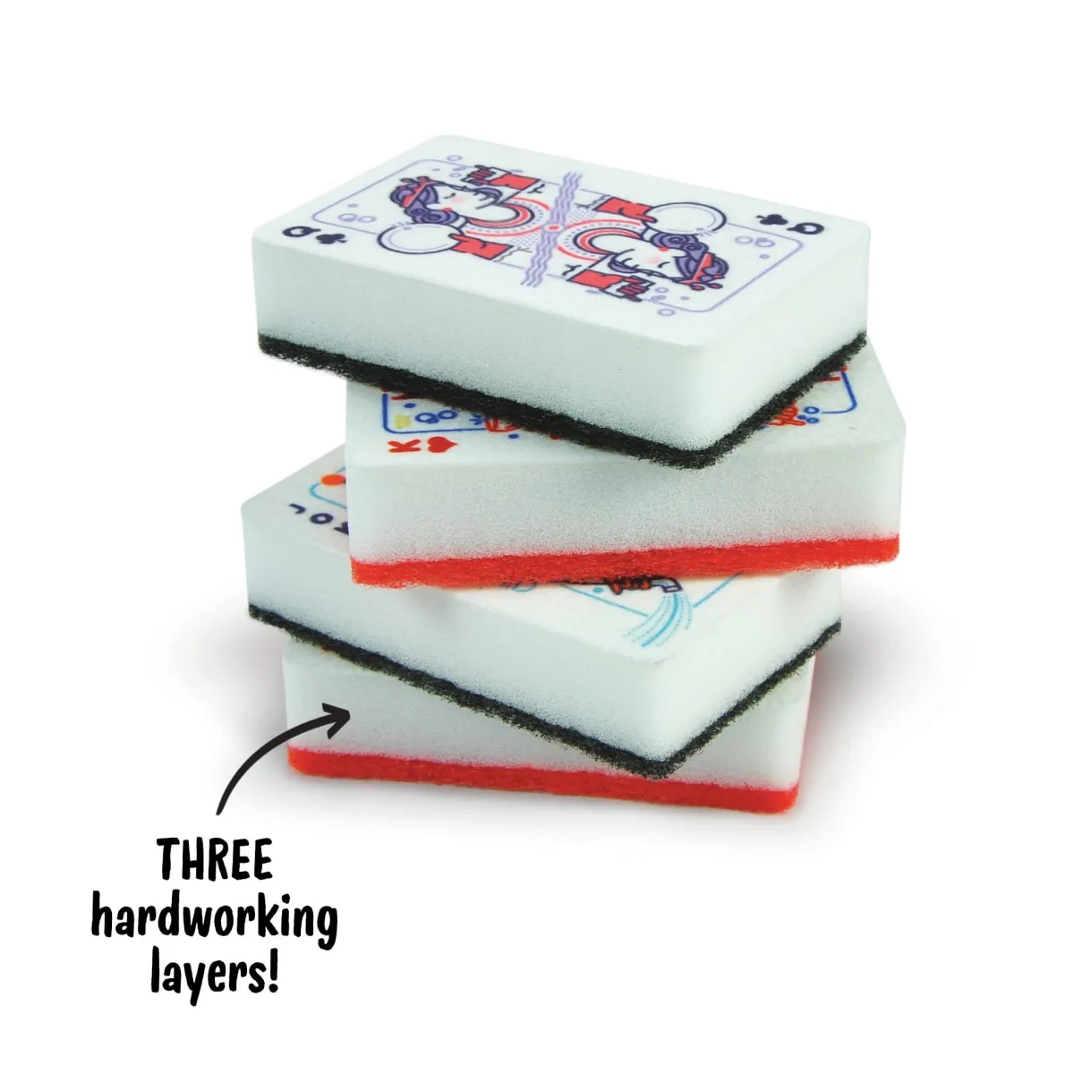 Cleaning|Sponges^Fred CLEAN HOUSE