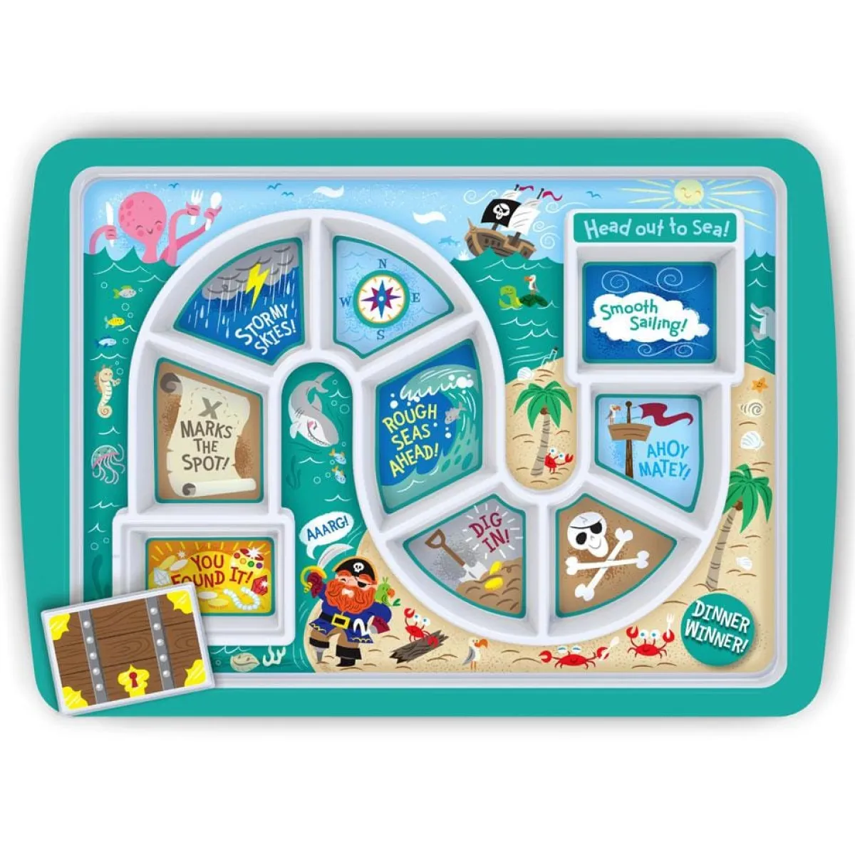 Plates + Trays|Plates + Trays^Fred DINNER WINNER - Pirate