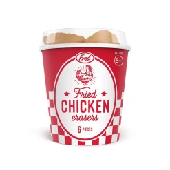 Erasers + Shapeners^Fred FRIED CHICKEN ERASERS