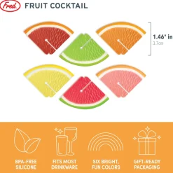 Drink Markers^Fred FRUIT COCKTAIL | Citrus Wedge Drink Markers
