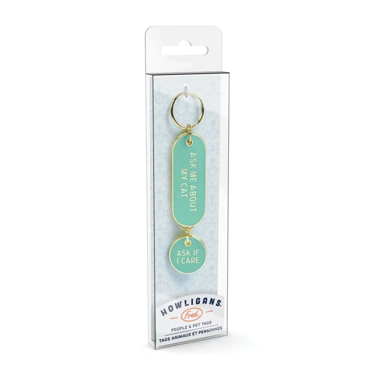 Cats^Fred KEYCHAIN + CAT TAG SET