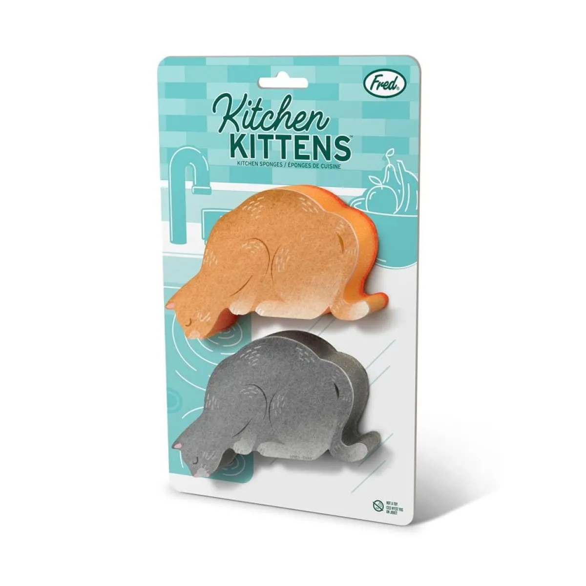 Cleaning|Sponges^Fred KITCHEN KITTENS