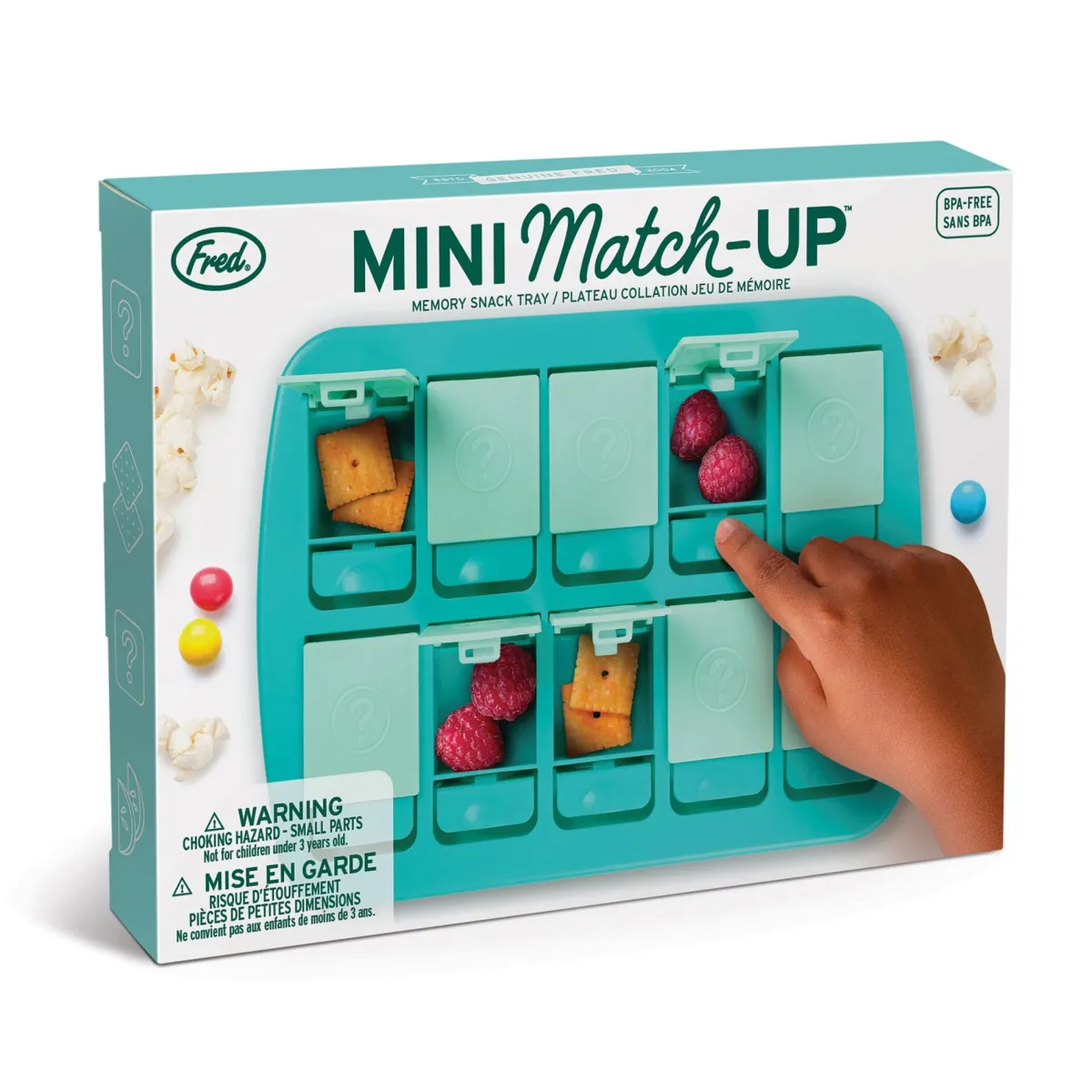 Plates + Trays|Plates + Trays^Fred MINI MATCH UP | Kids Snack Tray + Game