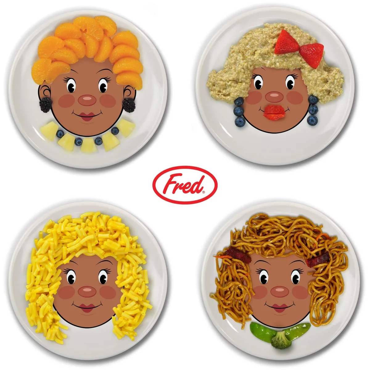 Plates + Trays|Plates + Trays^Fred MS. FOOD FACE