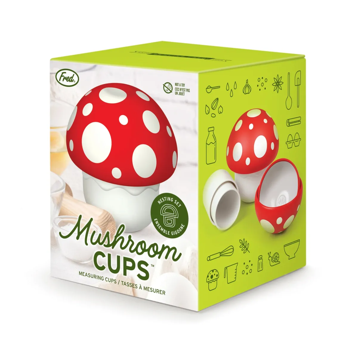 Measuring Cups + Spoons^Fred MUSHROOM CUPS
