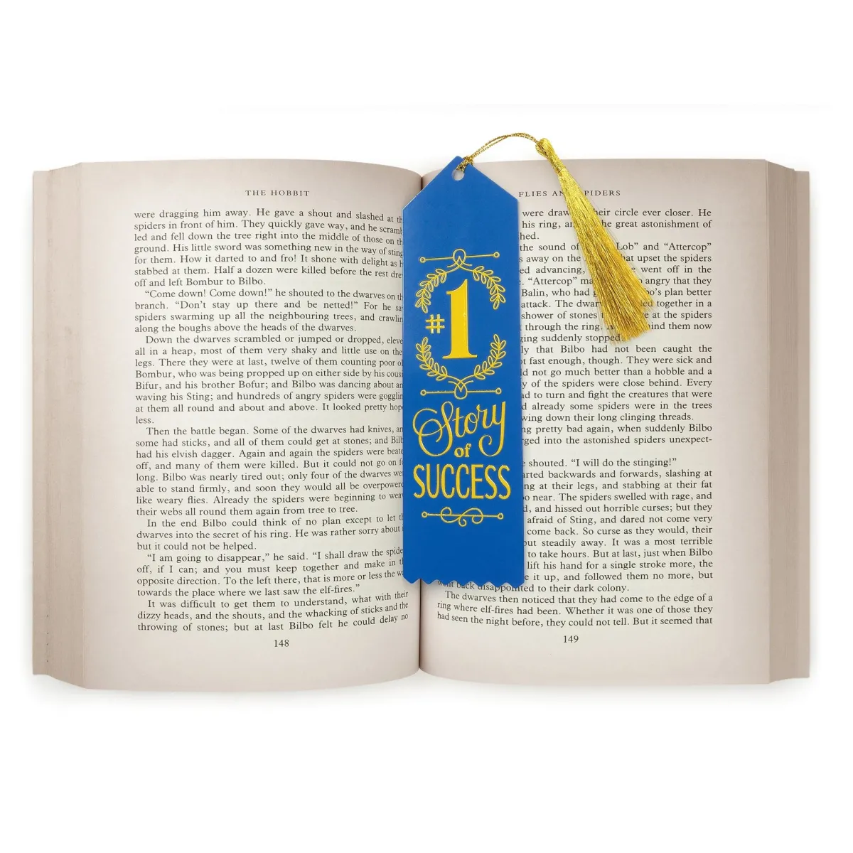 Bookmarks^Fred NOVEL ACHIEVEMENT | Blue Ribbon Award Bookmark