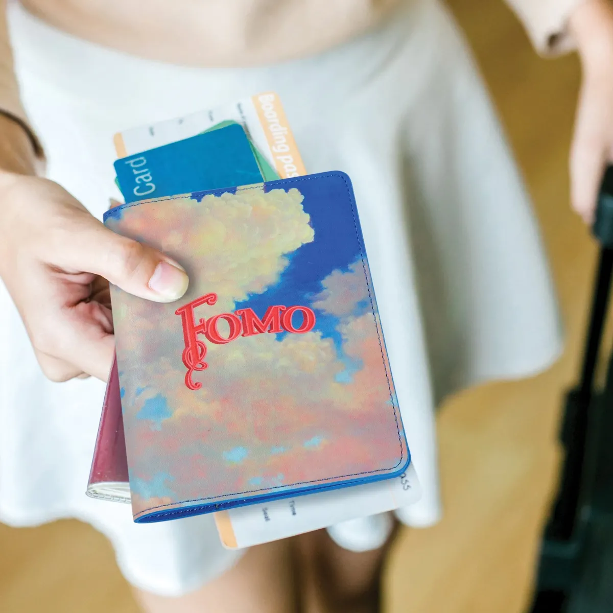 Passports|Luggage Tags^Fred PASSPORT WALLET: FOMO
