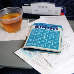 Passports|Luggage Tags^Fred PASSPORT WALLET: IN-FLIGHT BINGO