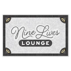 Cats^Fred PET PLACEMAT - Nine Lives Lounge