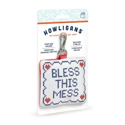 Dogs^Fred POOP BAG HOLDER: BLESS THIS MESS