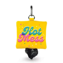 Dogs^Fred POOP BAG HOLDER: HOT MESS