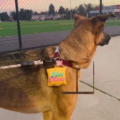Dogs^Fred POOP BAG HOLDER: HOT MESS