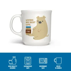 Shop All Table|Mugs^Fred "LIVING MY BEST LIFE" MUG