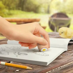 Erasers + Shapeners^Fred SCRIBBLED EGGS