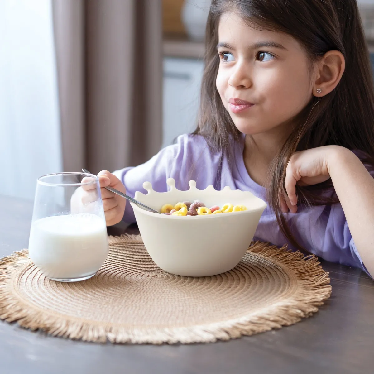 Plates + Trays|Plates + Trays^Fred SPILT MILK | The surreal cereal bowl!