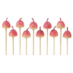 Candles^Fred WOODLAND WICKS | Mushroom Party Candles