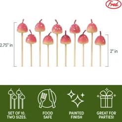 Candles^Fred WOODLAND WICKS | Mushroom Party Candles